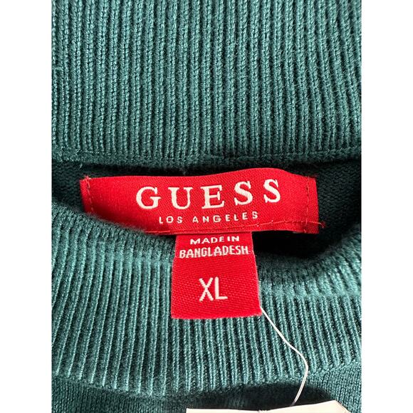 NWT Guess Size XL Wendy Sweater Dress Green - Picture 6 of 12